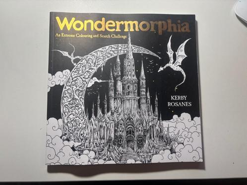 kleurboek volwassenen Wondermorphia -  Kerby Rosanes, Hobby en Vrije tijd, Tekenen, Zo goed als nieuw, Overige typen, Ophalen of Verzenden