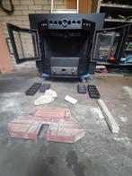 inbouw open haard merk Barbas, Ophalen, Zo goed als nieuw, Inbouwhaard, Houthaard