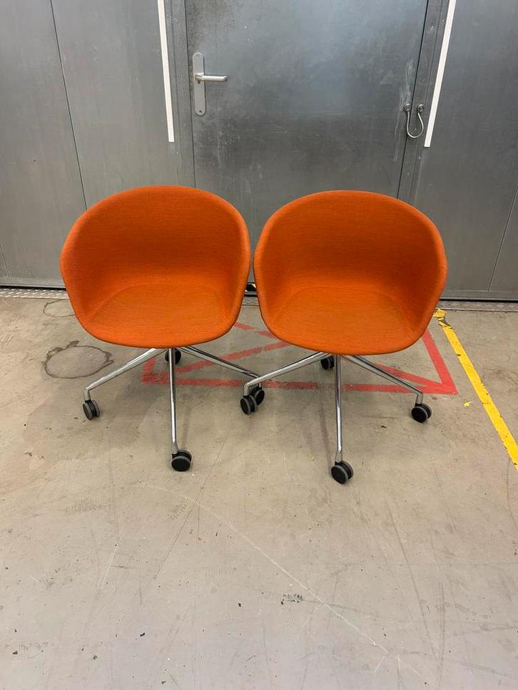 Kuipstoel Hay dedign fauteuils 6 stuks draaistoel, Huis en Inrichting, Stoelen, Zo goed als nieuw, Vijf, Zes of meer stoelen, Metaal