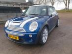 Mini 1.6 16V Cooper S 120KW 2003 Blauw, Auto's, Voorwielaandrijving, Zwart, 4 cilinders, 163 pk