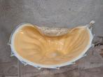 Prachtige grote glazen schelp schaal jozefina krosno, Ophalen of Verzenden, Gebruikt, Glas, Schaal