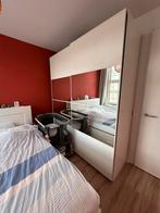 Kledingkast Ikea Pax wit/spiegel schuifdeuren 236x200x66, Huis en Inrichting, Ophalen, 200 cm of meer, Zo goed als nieuw, 200 cm of meer