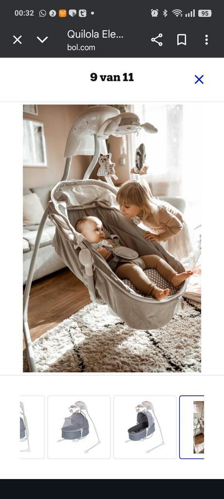 Lionelo schommelwieg/stoel/mobiel muziek en licht, Kinderen en Baby's, Babywiegjes en Ledikanten, Gebruikt, Wieg, Ophalen