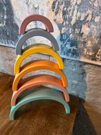 Houten blokken en blokken regenboog, Ophalen, Zo goed als nieuw, Overige typen