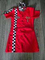 Carnaval jurkje formule 1 maat XS., Ophalen, Carnaval, Zo goed als nieuw, Kleding