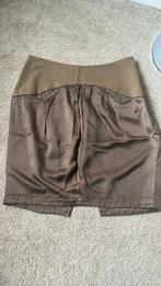 Transit bruin/camel kleur rok size 3, Ophalen of Verzenden, Zo goed als nieuw, Maat 38/40 (M), Bruin