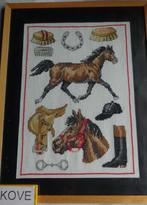 GEBORDUURD * PAARD EN BENODIGHEDEN * Zijde DMC *, Verzenden, Nieuw