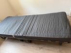 Logeerbed inklapbaar, Huis en Inrichting, Slaapkamer | Bedden, Ophalen, 90 cm, Eenpersoons, Zwart