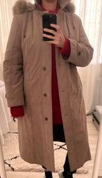 Maat 44 lange jas parka jas vintage jas retro, Ophalen of Verzenden, Zo goed als nieuw, Maat 46/48 (XL) of groter, Beige