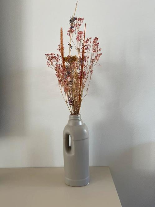 Moederdag cadeau! Vaas inc droogbloemen, Huis en Inrichting, Woonaccessoires | Droogbloemen, Zo goed als nieuw, Ophalen of Verzenden