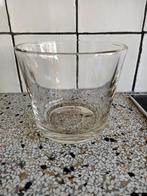 Bloempot van dik doorzichtig glas., Overige materialen, Rond, Binnen, Ophalen of Verzenden