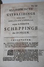 Campegius Vitringa - Over wonderen, schepping, profeten 1725, Ophalen of Verzenden