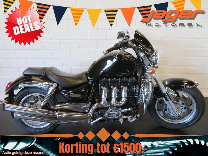 Triumph ROCKET III ROADSTER PERFECT! (bj 2009), Motoren, Motoren | Triumph, Bedrijf, Chopper