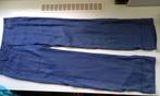 COREL pracht blauwe broek wijde pijp, maat 38-40, Kleding | Dames, Broeken en Pantalons, Zo goed als nieuw, Lang, Corel, Maat 38/40 (M)