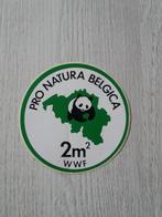sticker WWF pro natura Belgica, Verzamelen, Stickers, Ophalen of Verzenden, Zo goed als nieuw, Dier en Natuur