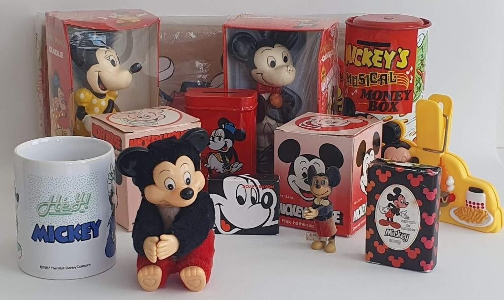 Mickey Mouse collectors items, Verzamelen, Disney, Gebruikt, Beeldje of Figuurtje, Mickey Mouse, Ophalen of Verzenden
