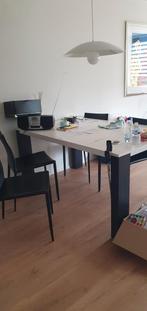 Cattelan Siënna stoelen & Bert Plantagie tafel, Huis en Inrichting, Tafels | Eettafels, Ophalen, Gebruikt, 100 tot 150 cm, Design