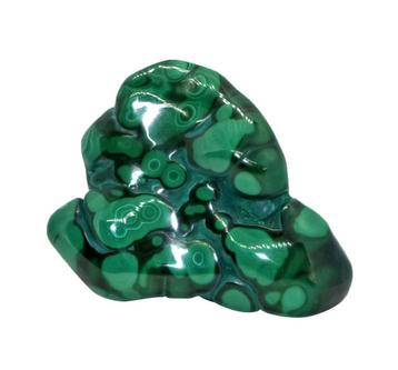 Malachiet gepolijst Congo 507 gram beschikbaar voor biedingen