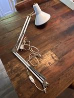 Vintage klemlamp wit, Huis en Inrichting, Lampen | Tafellampen, Ophalen of Verzenden, Minder dan 50 cm