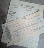 RHENEN  /  AMSTERDAM  - WISSEL + originele rekening, Postzegels en Munten, Brieven en Enveloppen | Nederland, Ophalen of Verzenden