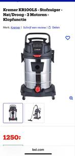 Kremer 100 L Nieuw - Krachtige stofzuiger, Onbekend, Nieuw, Ophalen of Verzenden, Onbekend