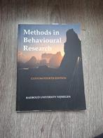Methods in Behavioural Research, Boeken, Psychologie, Ophalen of Verzenden, Gelezen, Overige onderwerpen