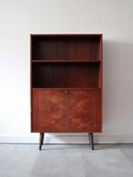 Vintage Deense boekenkast met klep, Huis en Inrichting, Ophalen, 100 tot 150 cm, 50 tot 100 cm, Zo goed als nieuw