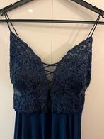Donkerblauwe Gala Jurk - Nieuw, Maat S, Kleding | Dames, Jurken, Ophalen of Verzenden, Nieuw, Maat 36 (S), Blauw