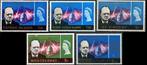 5 Mooie Postzegels Winston Churchill Postfris, Postzegels en Munten, Koningshuis, Ophalen, Gestempeld