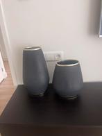 Richmond vazen set, Huis en Inrichting, Woonaccessoires | Vazen, Overige materialen, Blauw, Ophalen of Verzenden, Zo goed als nieuw