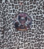 Lang vest, Frida Kahlo viva la vida  dames vest panterprint, Kleding | Dames, Maat 38/40 (M), Bruin, Nieuw, Ophalen of Verzenden