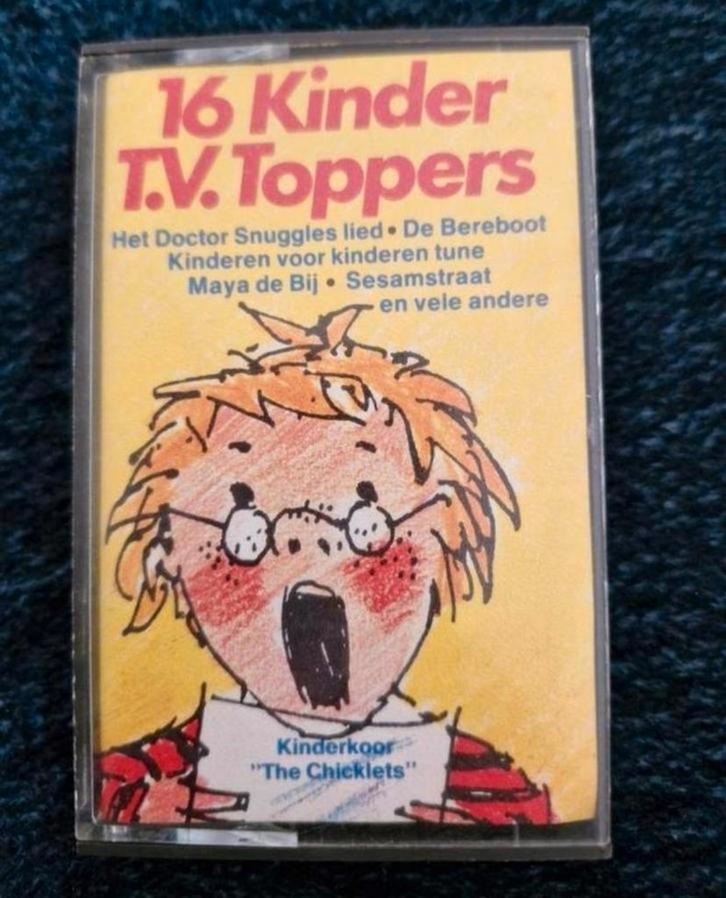 Cassettebandje 16 Kinder T.V Toppers, Cd's en Dvd's, Cassettebandjes, Zo goed als nieuw, Nederlandstalig, 1 bandje, Ophalen of Verzenden