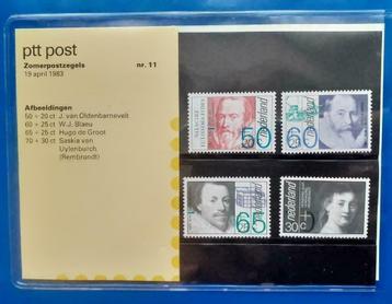 Postzegelmapje 11 - Zomerpostzegels 1983   beschikbaar voor biedingen
