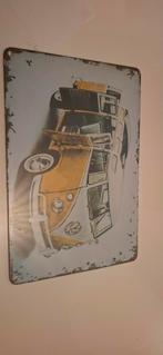 Decoratief Metalen Bord - VW Bus, Ophalen of Verzenden, Nieuw