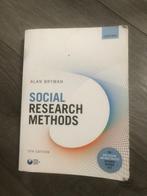 Social Research Methods, Boeken, Ophalen of Verzenden, Alpha, Zo goed als nieuw, WO