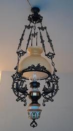 Prachtige antieke, hanglamp met schepen, 130 cm!!, Ophalen