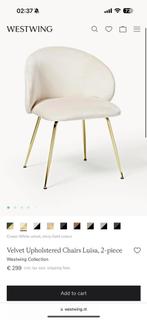 Westwing stoelen 4x, Ophalen, Zo goed als nieuw, Vier