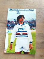 Grote foto Ruud Gullit Sampdoria, Verzamelen, Sportartikelen en Voetbal, Ophalen of Verzenden, Zo goed als nieuw, Buitenlandse clubs