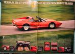 Super poster Ferrari 308 GTS spider, Verzenden, Gebruikt, Auto's