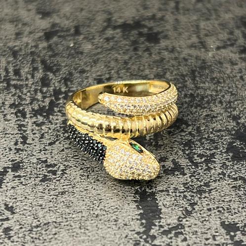 14k gouden ring slang model, Sieraden, Tassen en Uiterlijk, Ringen, Nieuw, Goud, Ophalen of Verzenden