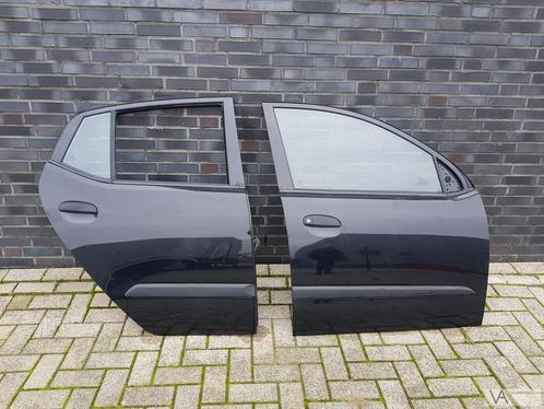 Hyundai i10 2007 - 2014 portier deur rechts achter zwart €75, Auto-onderdelen, Carrosserie en Plaatwerk, Deur, Hyundai, Achter