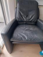 Zwarte Leolux Fiabo Fauteuil - Heerlijk!, Huis en Inrichting, Ophalen, Gebruikt, 50 tot 75 cm, Leer