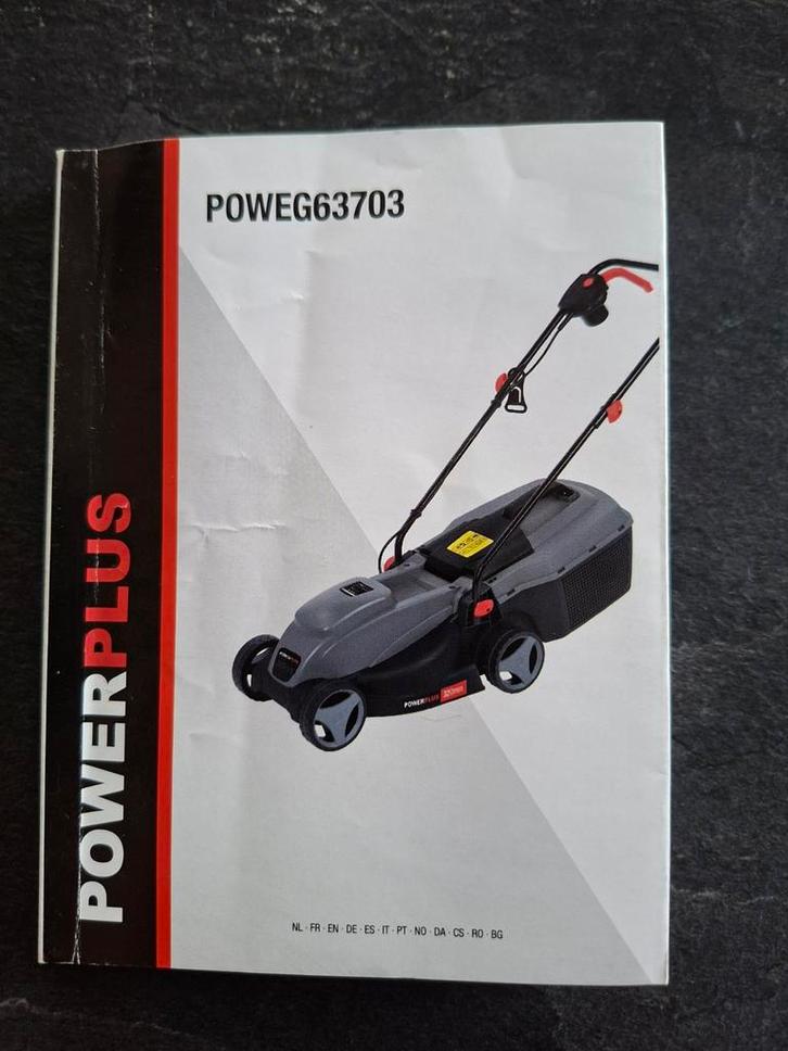 Powerplus Poweg63703, Tuin en Terras, Grasmaaiers, Gebruikt, Ophalen
