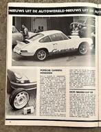 Porsche 911 Carrera ( ducktail ) in Autovisie 1972, Gelezen, Ophalen of Verzenden, Autovisie, Porsche