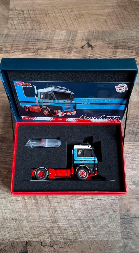tekno scania malcolm ( inclusief verzendkosten ), Hobby en Vrije tijd, Modelauto's | 1:50, Nieuw, Bus of Vrachtwagen, Tekno, Ophalen of Verzenden