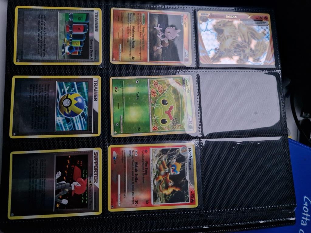 Oude pokemon kaarten heartgold diamond & Pearl reverse, Ophalen of Verzenden, Zo goed als nieuw, Meerdere kaarten