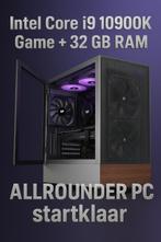 Core i9 10900K ZGAN +32 Gb+1 Tb+Startklaar + garantie, Computers en Software, Desktop Pc's, 32 GB, Intel Core i9, Ophalen of Verzenden