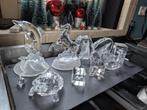 Prachtige collectie kristal-/glazen beeldjes – in nieuwstaat, Ophalen of Verzenden
