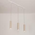 hanglamp wit beige rails bar tafel keuken woonkeuken lamp, Ophalen of Verzenden, Nieuw, Minder dan 50 cm