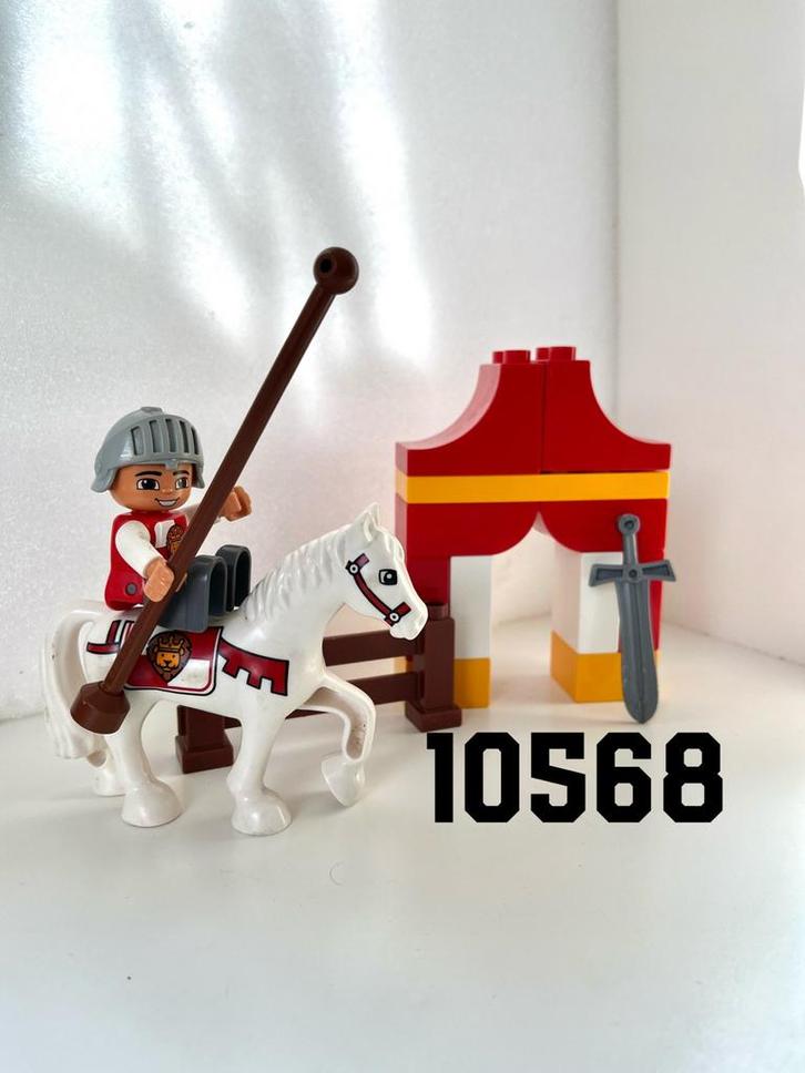 Lego Duplo 10568 - Riddertoernooi, Kinderen en Baby's, Speelgoed | Duplo en Lego, Gebruikt, Duplo, Ophalen of Verzenden